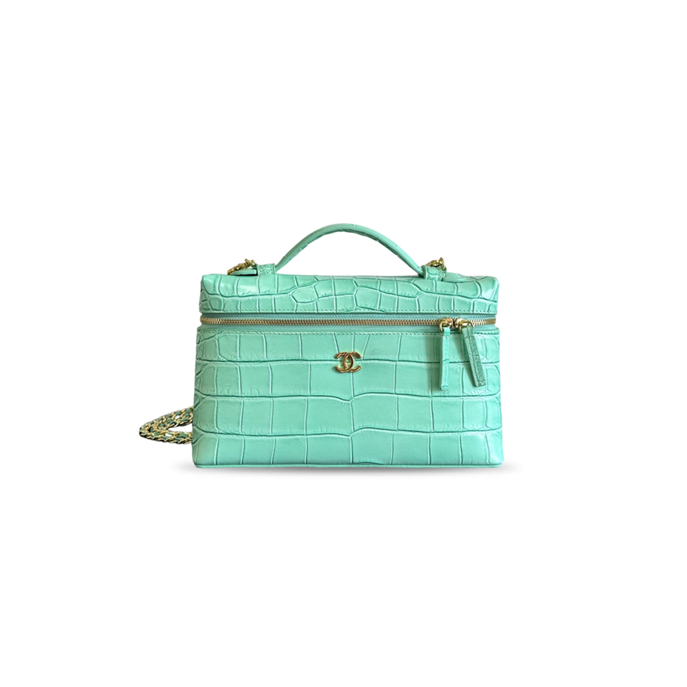 CHANEL VANITY WITH CHAIN (19.5*17*5cm)
